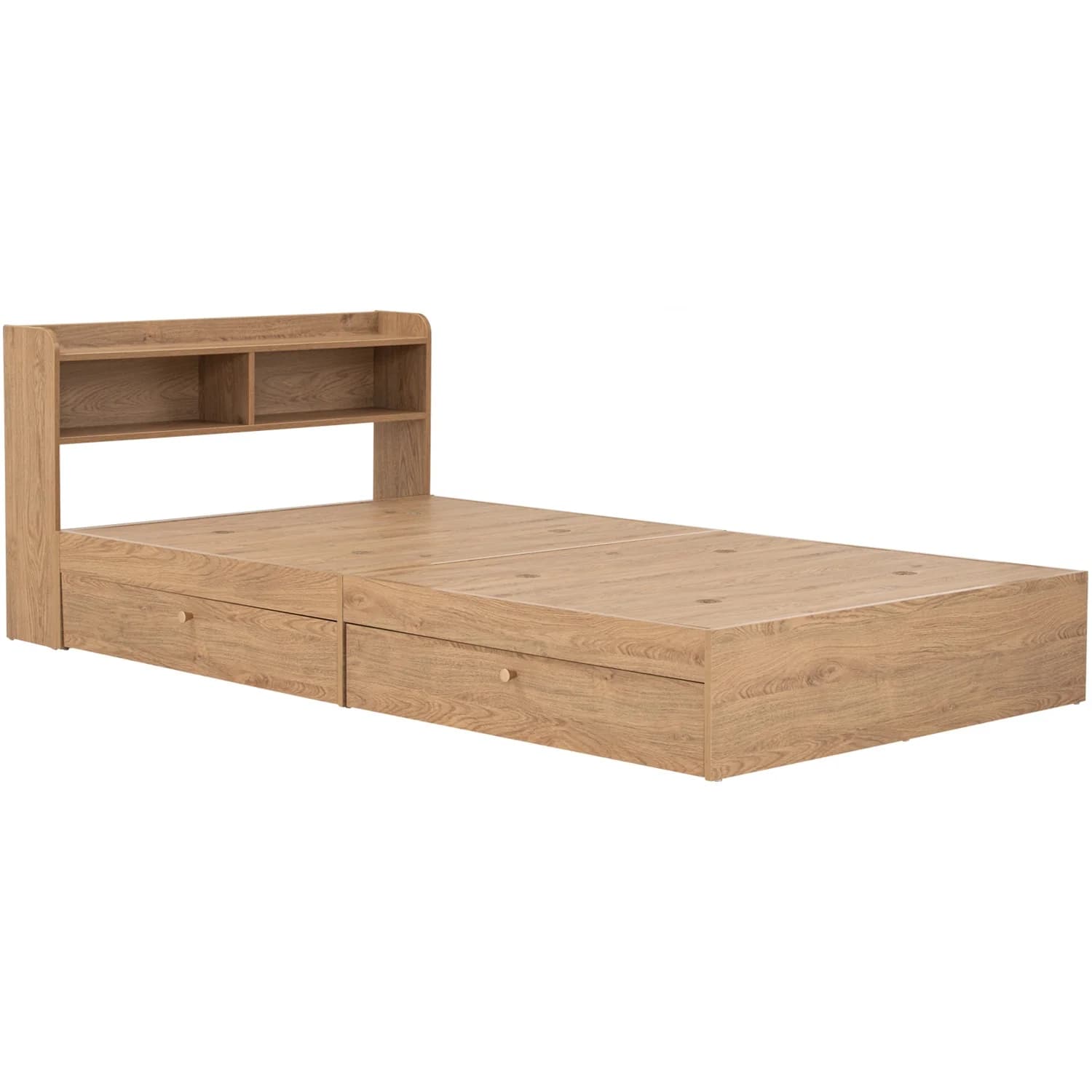 HIRADO SINGLE BED WITH STORAGE WITH 1900MM SIDE RAIL 173 - Image 1